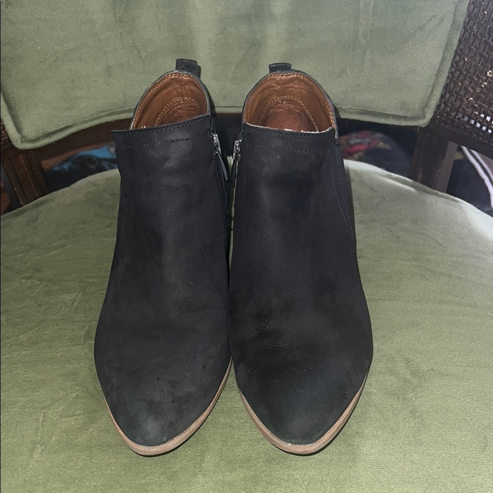 Franco Sarto Black Ankle Boots